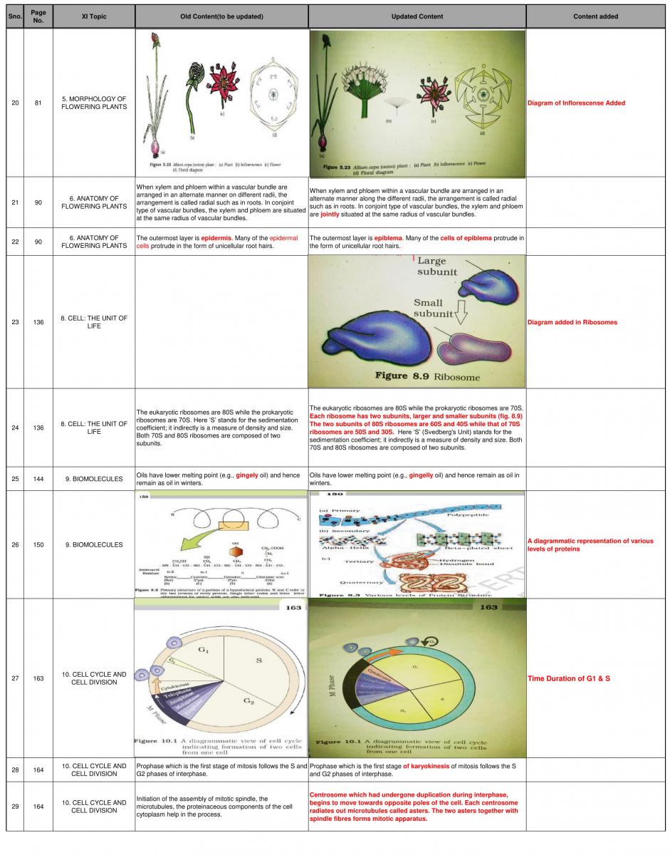 NCERT Class 11 Biology Changes Announced Ncert class 11 biology changes announced